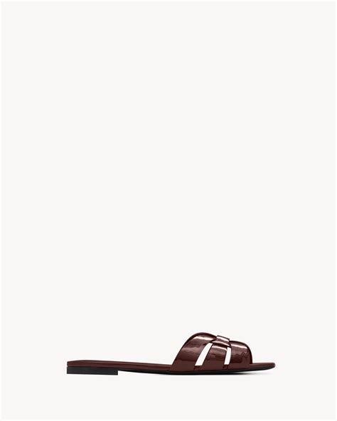 ysl mules flat|YSL sandals flat.